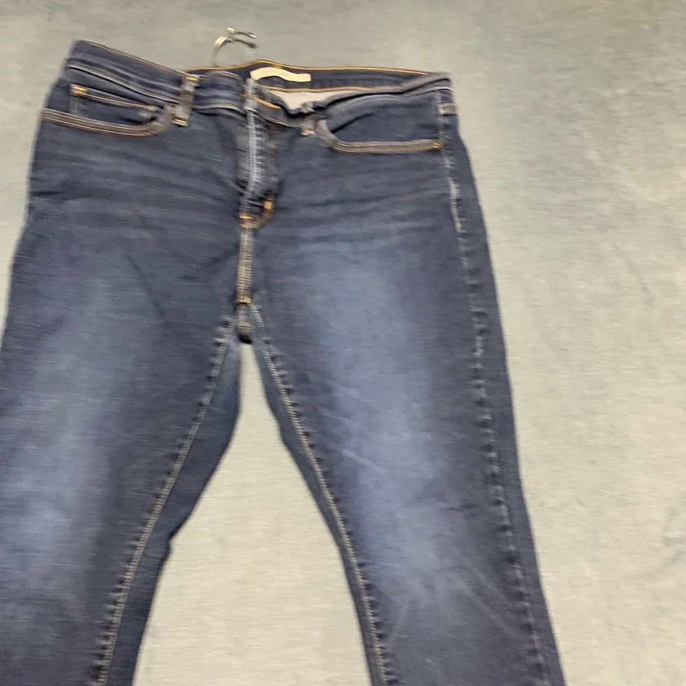Levi's 311 Shaping Skinny Leg Jeans Men 32 Blue Denim Cotton Regular Fit Zip Fly